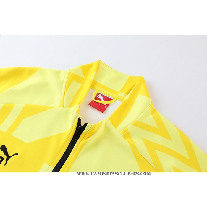 Chandal de Chaqueta del Borussia Dortmund 22-23 Amarillo